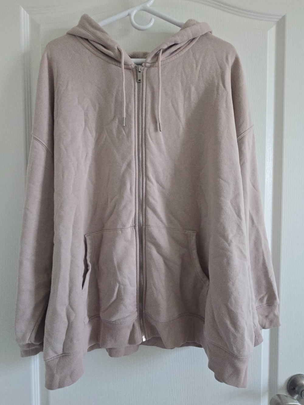 Old Navy Light Dusty Pink Zip-Up Hoodie